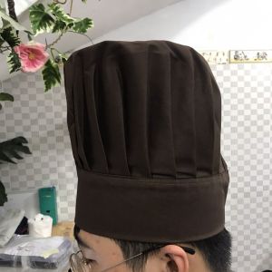 Mũ đầu bếp dành cho đầu bếp nhà hàng khách sạn có 3 màu đỏ đen và trắng Nhận In Ấn Thiết Kế Tem Nhãn Theo Yêu Cầu