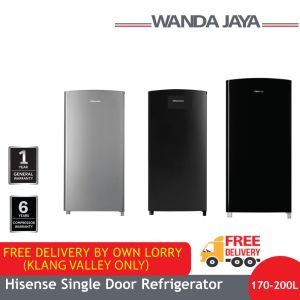 [Free Delivery] Hisense Single Door Fridge 170L RR197D4AGN1 | Peti Sejuk Ais 1 Pintu 冰箱 |
