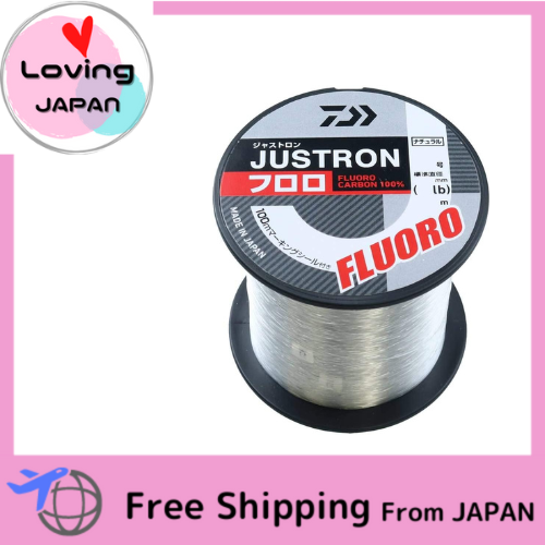Daiwa Fishing Line Fluoroline Justron No. 1.0-2.5 300m Natural