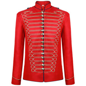 Halloween wish AliExpress Medieval Mens Clothing Retro Gothic Steampunk Drummer Costume In Stock For Stage Performance