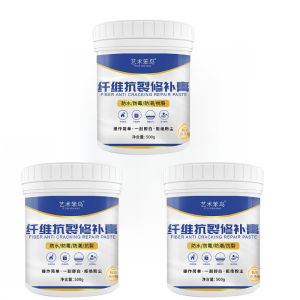 Wall Crack Repair Paste Elastic Waterproof Fiber Enhanced Repair Cream Flexible Crack Sealant Quick Fix Adhesive Wall Filler Home Renovation Surface Maintenance Compound