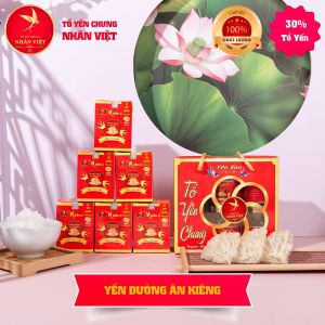 Lốc 6 Hũ Yến Sào Chưng Đường Kiêng Nhân Việt 30% Yến