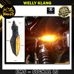 Side Signal LED EMS Spirit Beast L3 Universal Motorcycle Y15ZR LC135 RS150 Spirit Beast Motorcycle Signal Lights Modified Yamaha Honda Kawasaki Suzuki Ktm Mt09 Mt07 Duke250 ZX10 CBR250 CB250 Z900 Z800