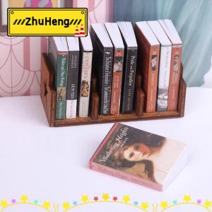 zhuheng 10 cái 1 12 Dollhouse mô phỏng cuốn sách trang trí Dollhouse thu nhỏ nghiên cứu trang trí búp bê Nhà Phụ kiện Kid đồ chơi
