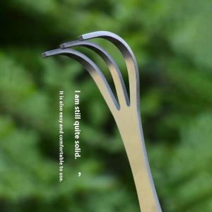 ZUOGUAN คราดบอนไซสแตนเลสของ  สำหรับทำสวนในบ้านและเครื่องมือคลายดิน