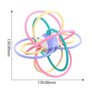 Baby Manhattan Ball Teether Colorful Rattles Develop Intelligence Toy Molar Teethers Toys MY299