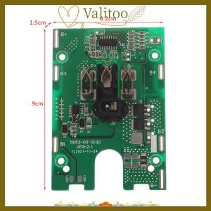 [Valitoo] 18V 21V 30A Li-ion Lithium Battery BMS 18650 Battery Screwdriver Shura Charger Protection Board Fit For 21V