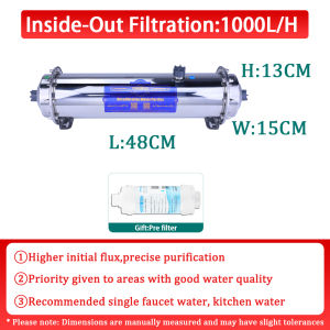 TROUWIDS Whole House Water Filter Purifier High Capacity Water Purifier Complete Set