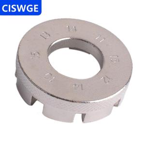 [COD] CISWGE Bicycle Spoke Nipple Wrench 8 Way Groove Bike Wheel Rim Adjuster Spanner Multitool Repair Service Tool Key Bike Tools Cycling