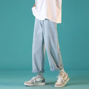 TOPEOPLE Gradient Jeans Men Fashion Cotton Pants Korean Style Sport 2024 New Sweat Casual Teenager 24033009