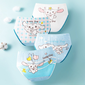 TYW300 Celana Dalam Anak Segitiga CD Anak Cewek Motif Bahan Katun Random 4 Pcs