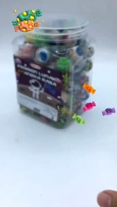Permen lunak toples mini isi 120 pcs grosir murah ( permen lunak mini toyago toys)