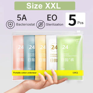 5 Pcs Disposable Panties Ladies Pure Cotton Sterile Travel Trip Shorts Portable Pregnant Panty
