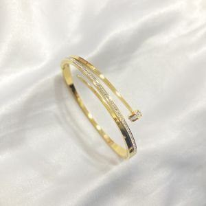 Gelang Wanita Korean Style Bangle Branded Titanium Anti Karat Gaya Kasual