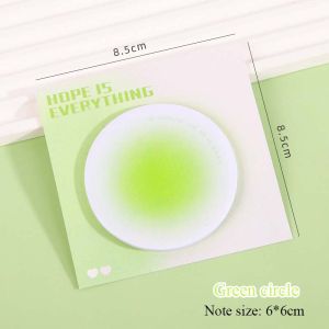 🔥chageey👍 30pcs Creative Colored Sticky Notes High-end Gradient Message Stickers Ins Style Memo Paper