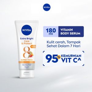 NIVEA Body Serum Extra White || Care and Protect 70ml 180ml || Night || Radiant || Instant Glow || Hijab BPOM