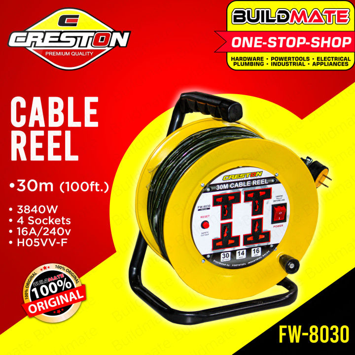 BUILDMATE Creston Industrial Heavy Duty Extension Cord Outlet