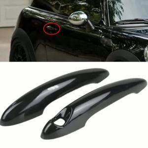 Cornerr Outside Door Handle 1st & 2nd Generation ForFor Cooper S R50 R52 R55 R56 R59 R61 Exterior Door Handle Glossy Black 6B2Z9