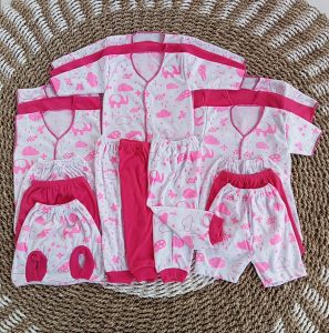 18 PCS Paket Lahiran Baju Bayi Celana Bayi Baru Lahir Gift Set Baby 0-3 Bulan