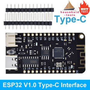 【💕Ready Stock🎉】household-tools Lolin32 ESP32 Bluetooth WIFI Development Board CH340C Type-C Interface ESP Module PCB Development Board