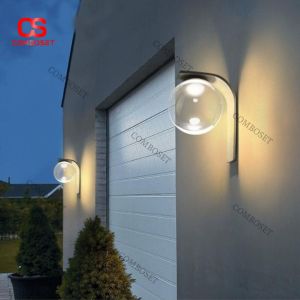 Đèn Tường Bóng Acrylic Ngoài Trời LED Hiện Đại Chống Nước