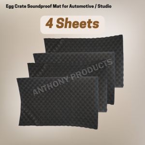 Car Automotive Soundproof Tyre Mat Noise Vibration Insulation Dampening Egg Crate Foam Sound Absorption