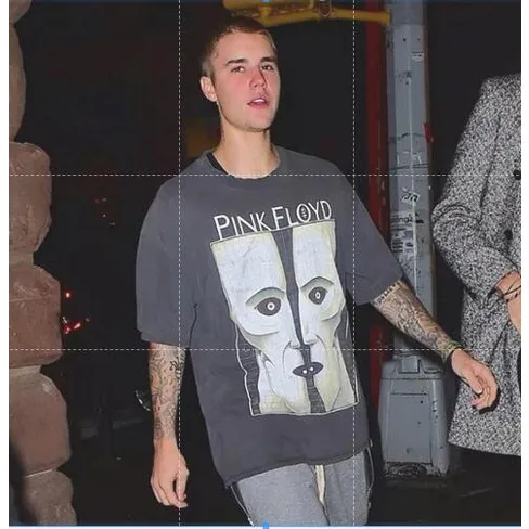 Vintage Pink Floyd Retro Washed and Distressed Justin Bieber FOG