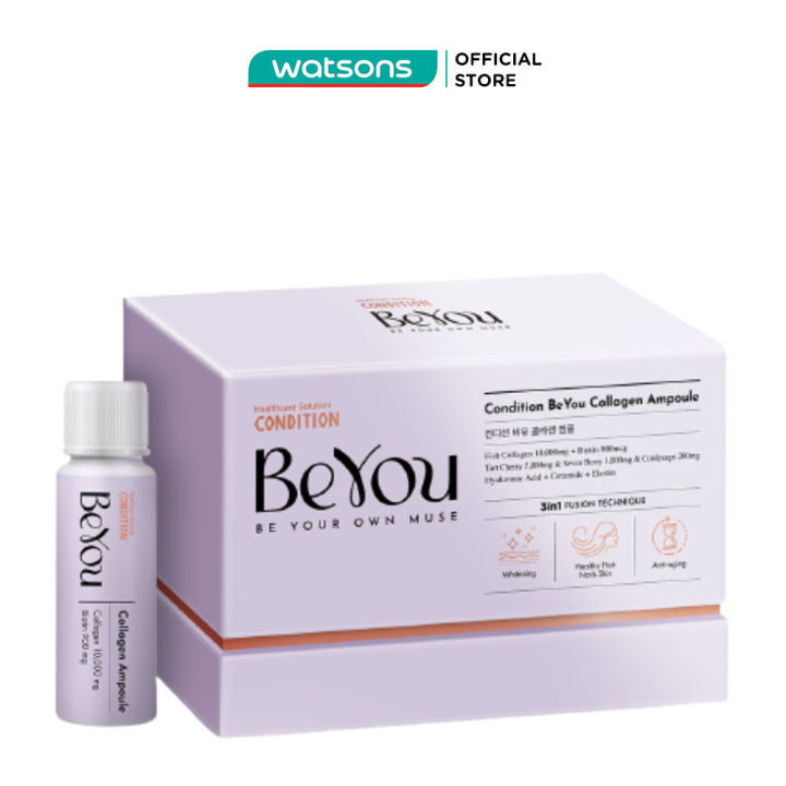 Thực Phẩm Bổ Sung BeYou Collagen Condition Ampoule 10,000mg 50ml x 10chai