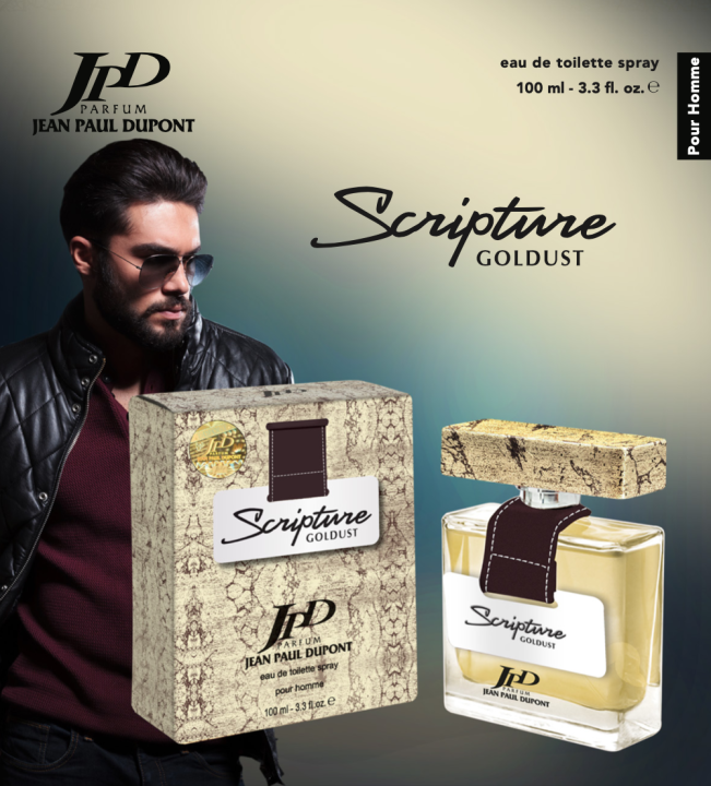 JPD Scripture Goldust Men EDT 100ml Premium Fragrance For Men