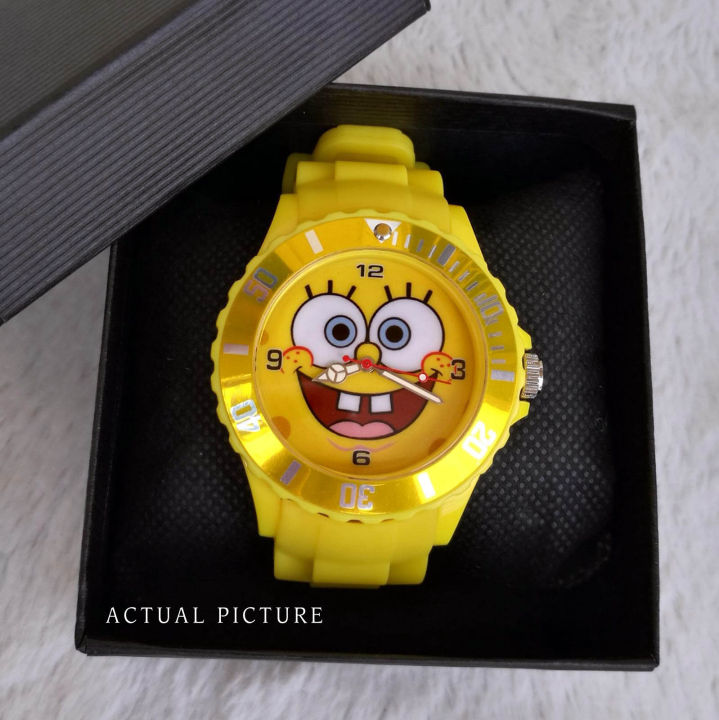 SPONGEBOB%20Wristwatch%20Quartz%20Silicon%20-%20Image%205