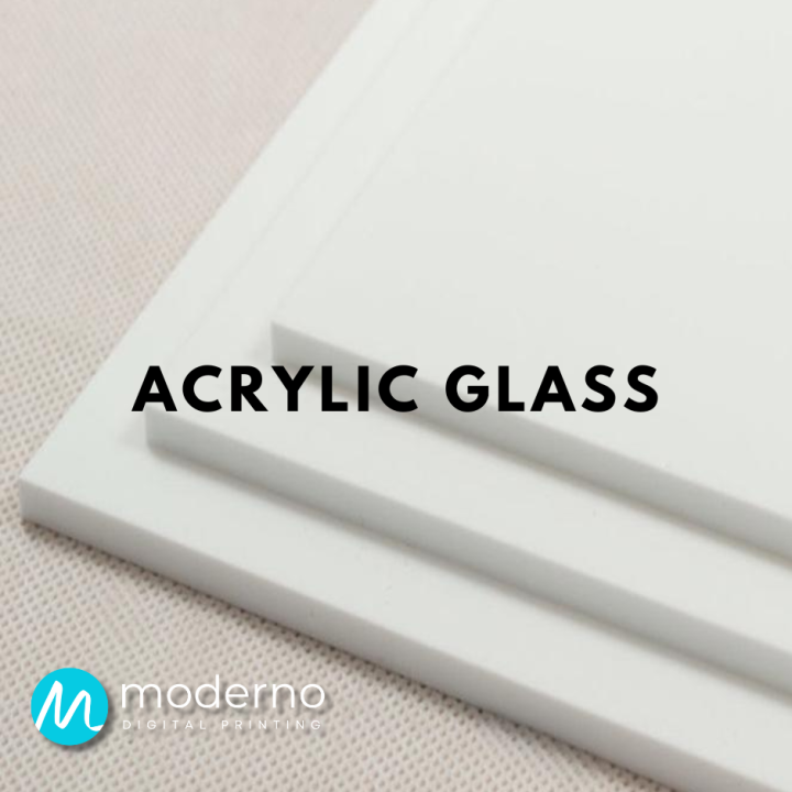 White Acrylic Glass Sheet 1x1ft 1x2ft 2x2ft Size Pre-Cut Size ...