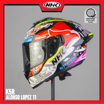 NHK Helmet K5R Alonso Lopez #11 Full Face - Dual Visor