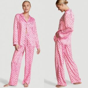 Satin Long Pajamas Set by Victoria Secret - Piyama Wanita