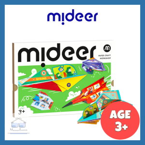 (Flight Diary) Mideer Paper Craft Workshop - Cartoon Paper Learning Art and Crafts Children Kid Fun Gift