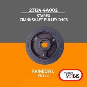 231244A002 CRANKSHAFT PULLEY D4CB for HYUNDAI STAREX [MOBIS ORIGINAL] Part #23124-4A002