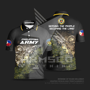 Army V4 Full Sublimation Polo Shirt - High-Performance PolyDex Polyester Quick Dry and Vivid 3D Design
