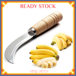 Stainless Steel Banana Knife / Pineapple  Curved Knife / Fruit Knife