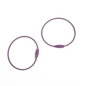 พวงกุญแจลวดเหล็กสีสันสดใส2ชิ้น50มม.พวงกุญแจสำหรับ Diy พวงกุญแจกระเป๋าเป้สะพายหลังเครื่องประดับอุปกรณ์ทำเครื่องประดับ