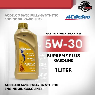 ACDelco SAE 5W30 Gasoline Advance Fully-Synthetic Engine Oil Supreme Plus 1 Liter (19380006)