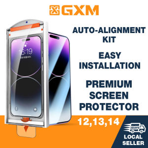 GXM G4 Premium Screen Protector  Tempered Glass For iPhone 16 15 14 13 12 Pro Max Plus 4th Gen Auto-Alignment Kit