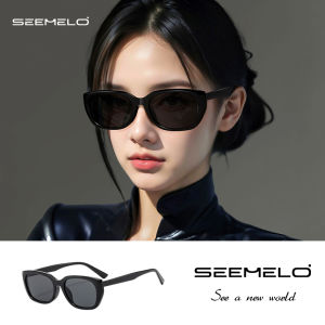 SEEMELO Womens Sunglasses Polarized Sunglasses Fashion Small Square Frame Sunglasses UV400 Clear Vision Sunglasses Shopping Riding Running Travel Glasses for Women