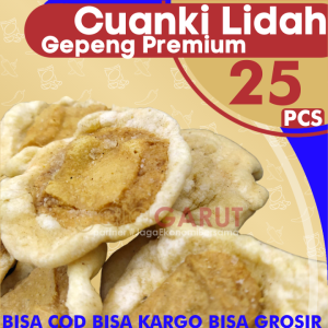 cuanki LIDAH BULAT GEPENG isi 25pcs by GG