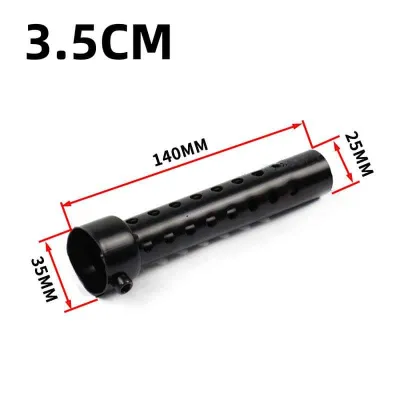 Universal 35/42/45/48/60mm Motorcycle Metal Exhaust Can Muffler Baffle Pipe Silencer DB Killer