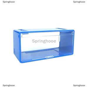 [COD] Springhooe กล่องเก็บของแบบวางซ้อนกันได้กันฝุ่นใส1ชิ้นกล่องโชว์รถยนต์โมเดลรถทำจากโลหะผสมสำหรับเด็ก