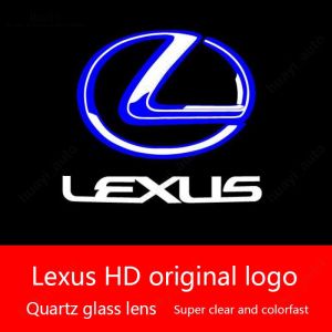 2pcs Lexus LED Car Door Welcome Light Phantom Logo Laser Projector Night Light for LS ES IS LX RX GS GX Accessories
