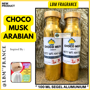 Bibit Parfum COCO MUSK ( Choco Musk ) Arabian 100 ML SEGEL LBM Fragrance - PArfume Murni Non Alkohol - Parfum COCO MUSK - AL REHAB COCO MUSK 100 ml Kemasan Segel Non alchohol