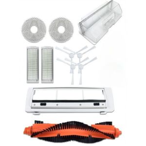 Xiaomi Mi X20 Mop 2 C101 Robot Vacuum Rubber Roller Main Brush HEPA Filter Mop Pads Dust Bags Side Brushes Spare Replacement Parts Kit