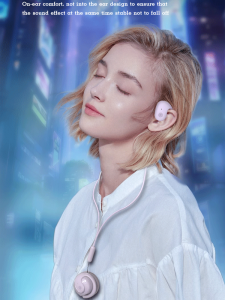 Bone Conduction Bluetooth Earphones Smart Noise-Cancelling Bluetooth 5.4 Hanging Earphones Sport Headphone