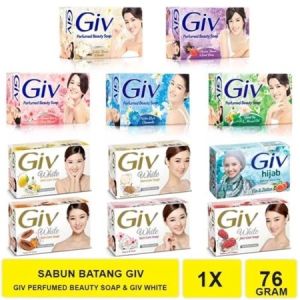 PAKET 5 GIV SABUN BATANG / GIV SABUN BATANG