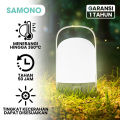 SAMONO Lampu Gantung Portabel Terang 360° Lampu Senter Tahan 50 Jam SW-RLW08 Putih. 